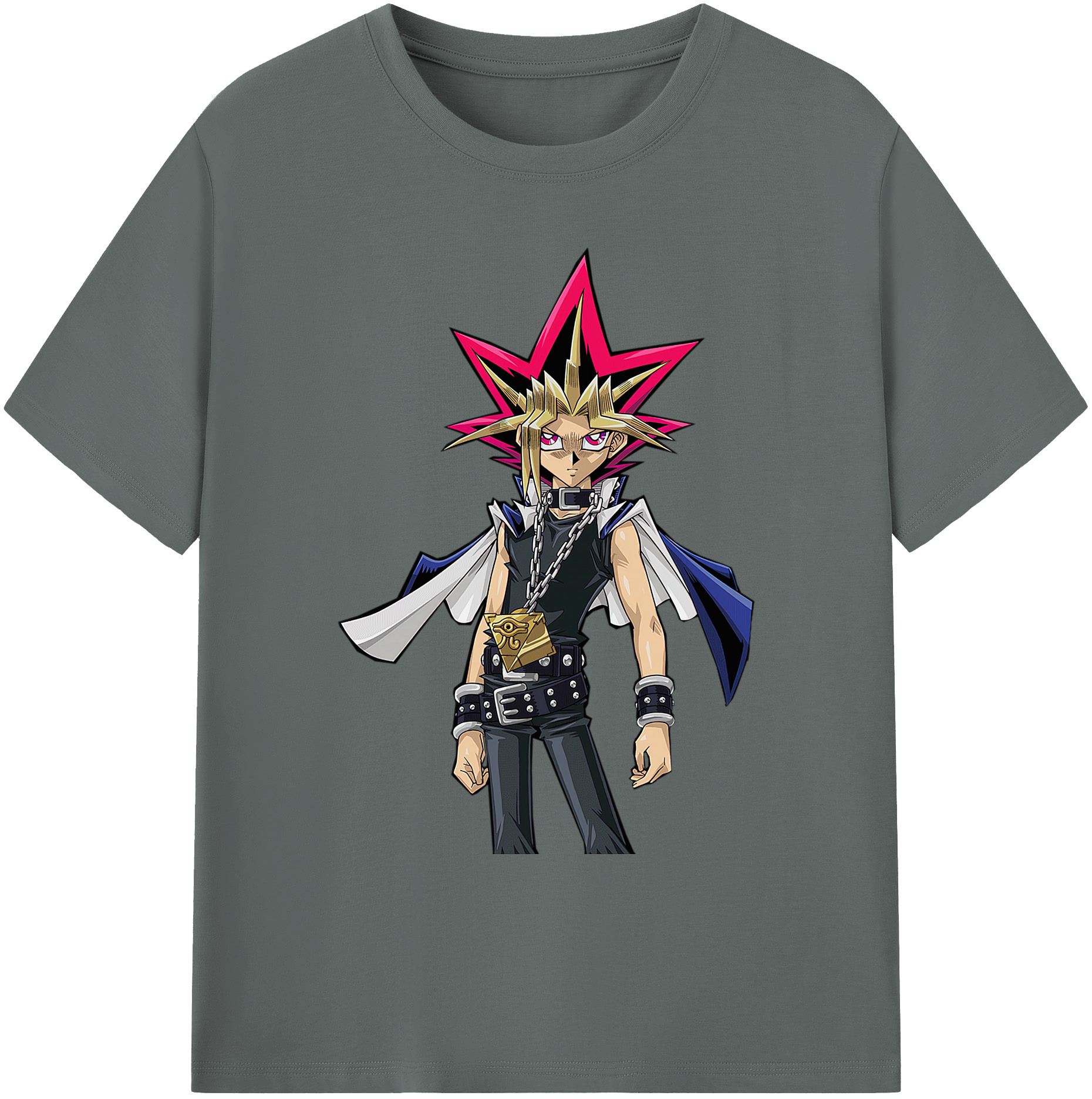 （画像用） 遊☆戯☆王 Yu-Gi-Oh! 綿100％ メンズ半袖Tシャツ｜肌触りやわらか＆通気性